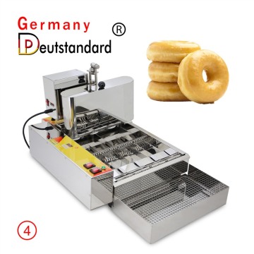 Máquina automática de cuatro hileras de rosquillas con acero inoxidable