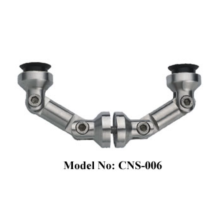 Dual-Pivot Column Swivel Glass Connector