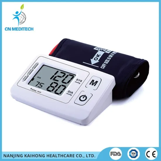 Digital upper arm blood pressure monitor for home use