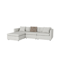 ​​Modern Rustic Sofa with Wabi-Sabi Aesthetic​