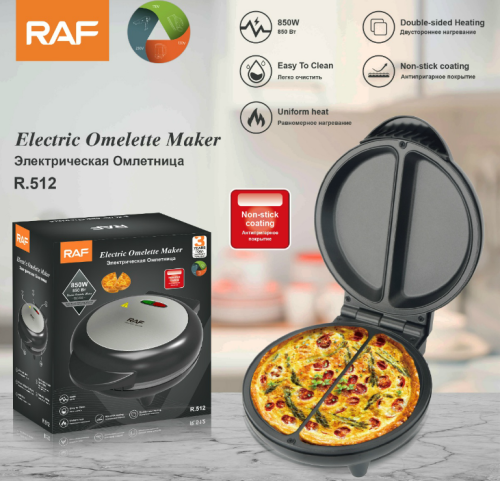 elektrischer Omelette Maker 850W Pizza Maker