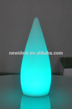 Fashionable color changing rocket shaped LED lamp