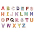 Alloy -Metall -Alphabet -Buchstabenperlen 52pcs