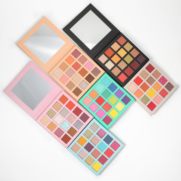 Palet eyeshadow kalis air berkualiti tinggi 16-warna-label peribadi kosmetik adat