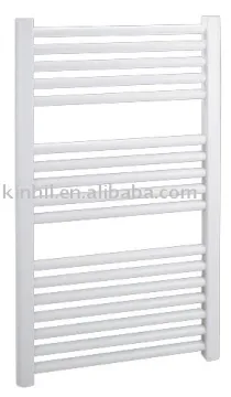 white towel rack