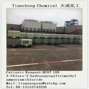 QUAT 188 CATIONIC REAGENT 69% ACTIVE (3-CHLORO-2-HYDROXYPROPY L TRIMETHYL AMMONIUM CHLORIDE)