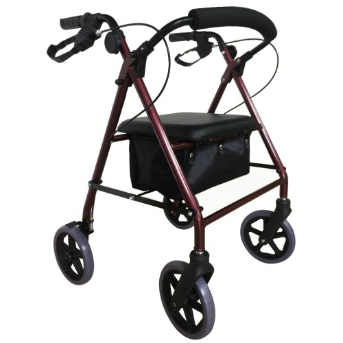 Wholse Rollator for Elderly Durable and Foldable Medical Aluminum Rollator for Senior Manufactory