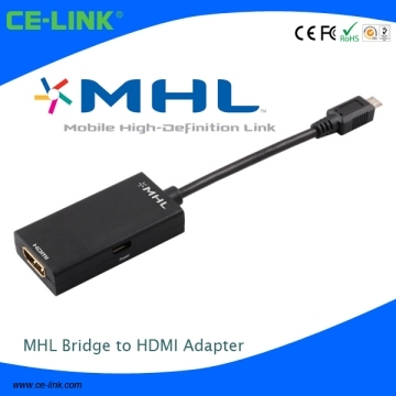 MHL to HDMI Cable connect your MHL Host to your HDTV