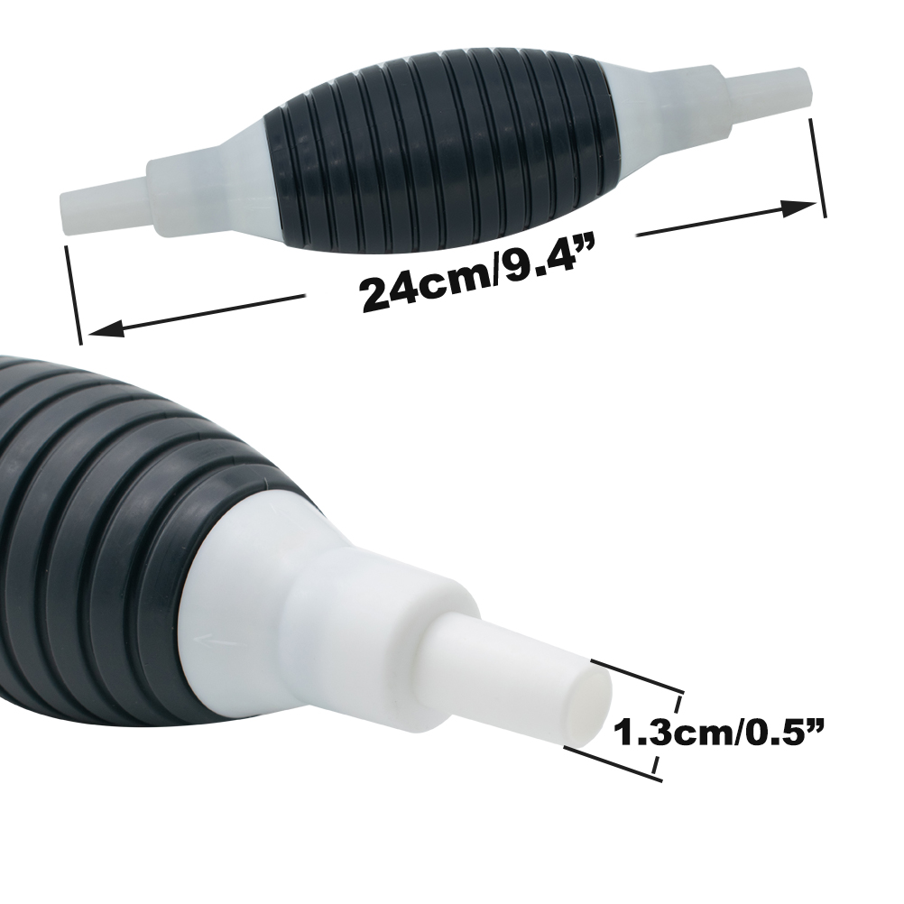 Universal Manual Fuel Pump Line Hand Primer Bulb Water Oil Gasoline Petrol Diesel Liquid Transfer For Car Motorcycle and Boat