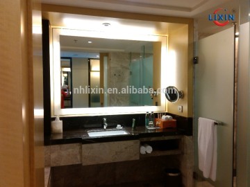 Wall mounted Bathroom Backlit Mirror with Shaver Socket