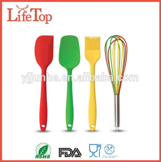 New 2016 Non stick Silicone Bakeware Set 4-Piece Cake Baking Utensils