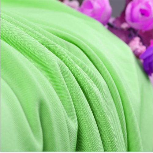 Practical Green Four-side Stretch Knitted Polyester Fabrics