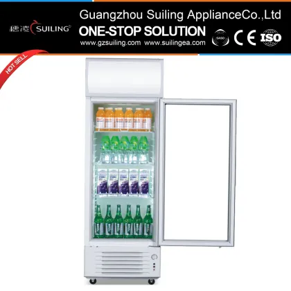 400L upright commercial display electronic refrigerator,electronic refrigerator LGZ-400