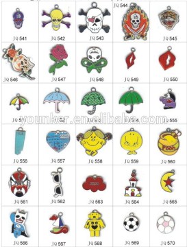 Wholesale Customer LOGO Design Metal Charms