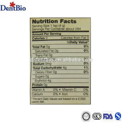 1lb subpackage no calories natural pure organic erythritol
