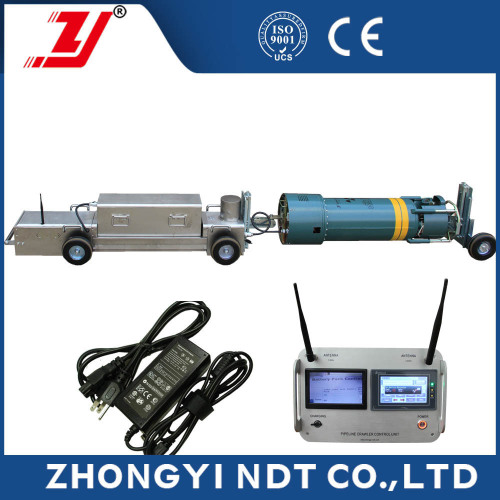 Industrial NDT Inspection Micro-Wave Video Pipeline Testing Crawler Equipment