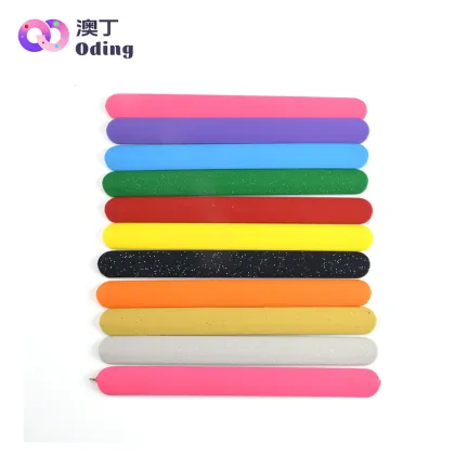 Mustard Yellow Speckled Slap Bracelet Pen