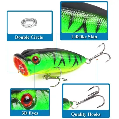 Hard Plastic Fishing Lure Artificial Bait Fish Tackle Lures