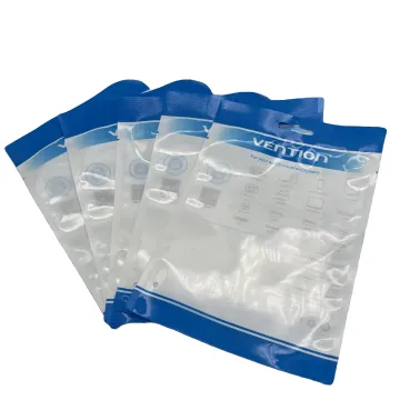 Electrical Usb Cable Packaging Bag With Customized Printing Clear Window Zip lock Phone Packaging Bag Print Your Own Logo