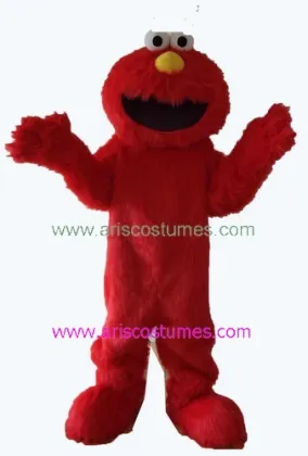 elmo monster mascot costume cartoon character outfit
