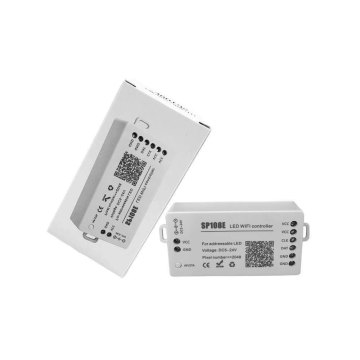 WS2812 WS2813 SK6812 RGB पिक्सेल स्ट्रिप के लिए SP108E एलईडी पिक्सेल वाईफाई कंट्रोलर