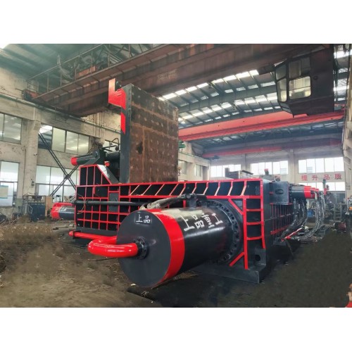 Enfardadeira metálica hidráulica compacta com compressão poderosa