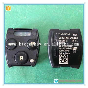 remote control for honda 3 button remote key