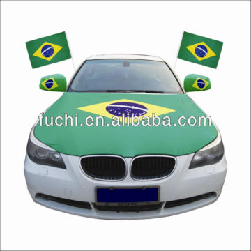 World Cup 2014 Brazil Rearview Mirror Flag Cover: Show Your Support on the Road