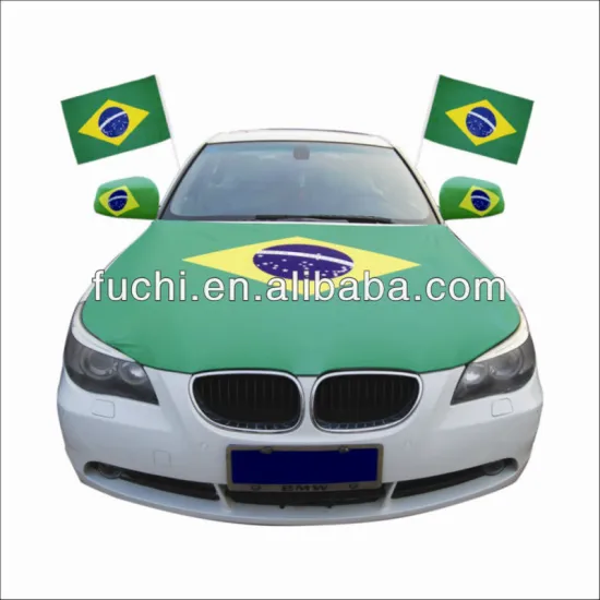 World Cup 2014 Brazil Rearview Mirror Flag Cover: Show Your Support on the Road