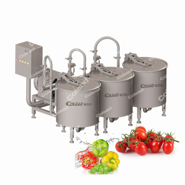 Commercial basket type vegetable washing machine