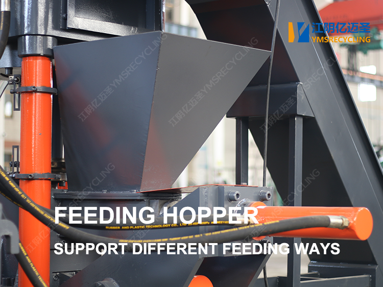 Metal Briquetting press-Feeding hopper