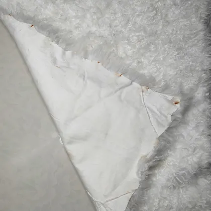 Factory price genuine 55x110cm baby kalgan lamb fur skin plate