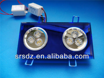 shanghai 2*3W LED spotlight high power constant current