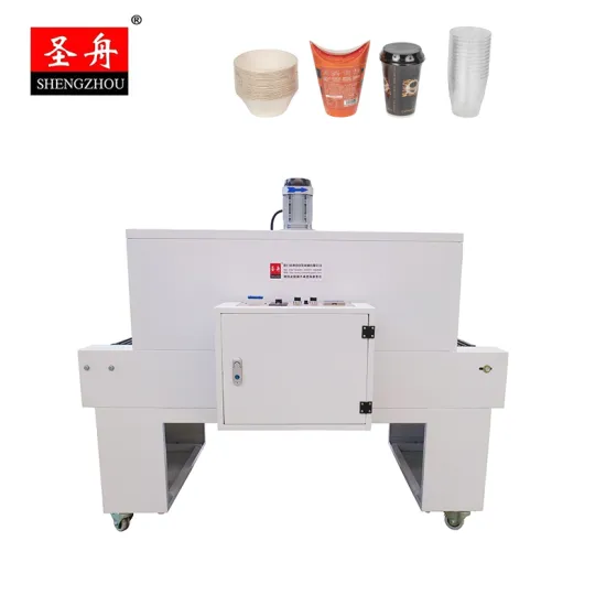 PVC PE POF Film Heat Shrink Tunnel Sealing and Wrapping Machine