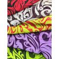 dyed printing soft design pattern chiffon custom fabric