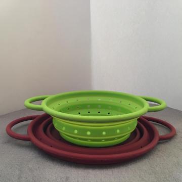 Cestino pieghevole multifunzionale di ortaggi da frutta in silicone