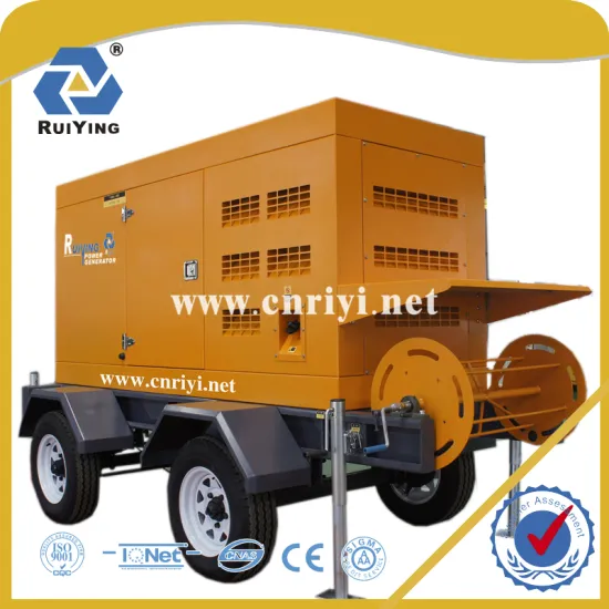 500KW/625KVA remove trailer soundproof type generator set with powered engine