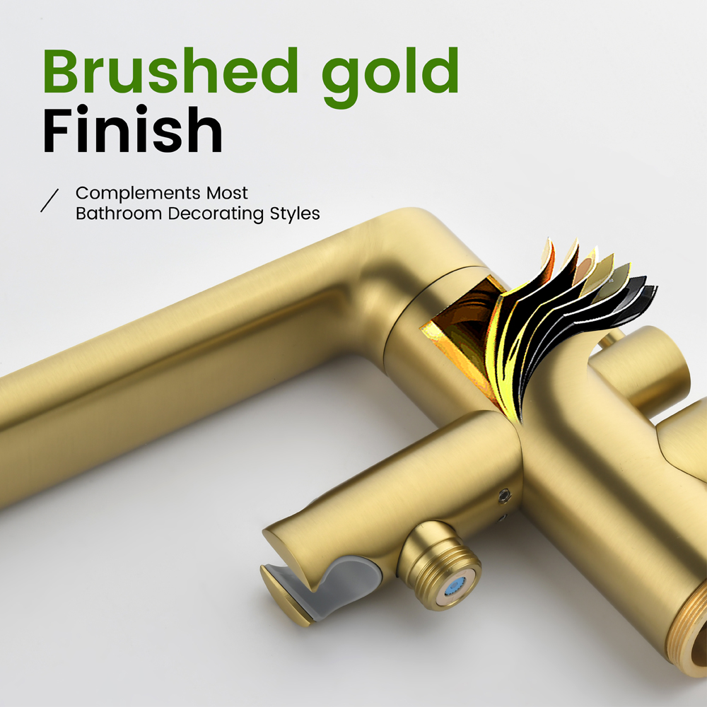 brush gold tub filler 5