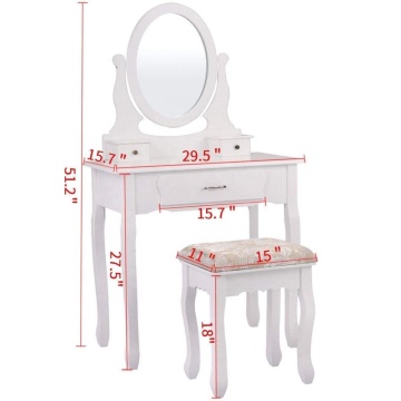 Modern furniture 1 mirror plywood dressing table designs