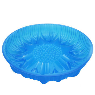 Flower Shape Silicone Cake Mold/Pie ContainerNew