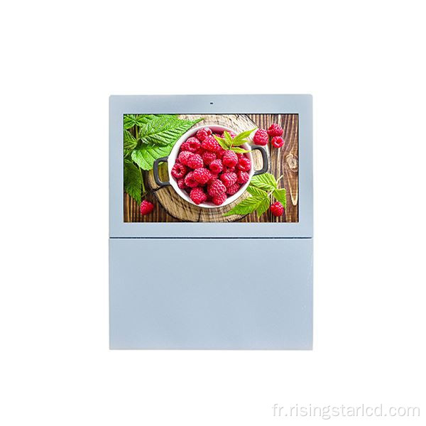 Écran LCD double face horizontal de 65 pouces