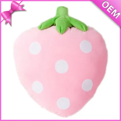 Plush Fruit Strawberry Plush Strawberry shape pillow