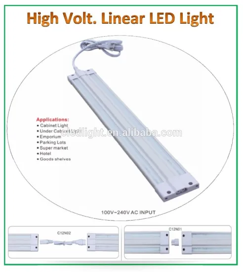 120V dimmable led cabinet light/240V led kitchen light/led under cabinet lighting
