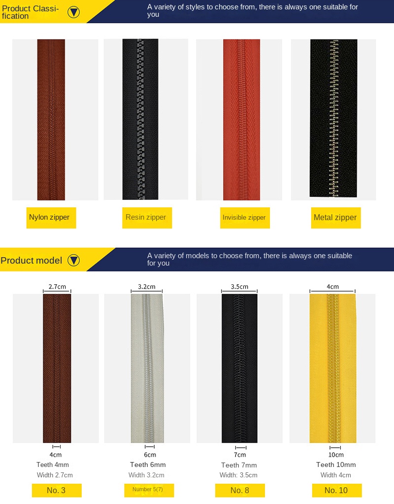 Customized zipper 2024040515590