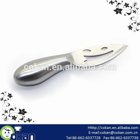 Smile face stainless steel soft cheese knife,cheese cutter,cheese slicer CK-KS024