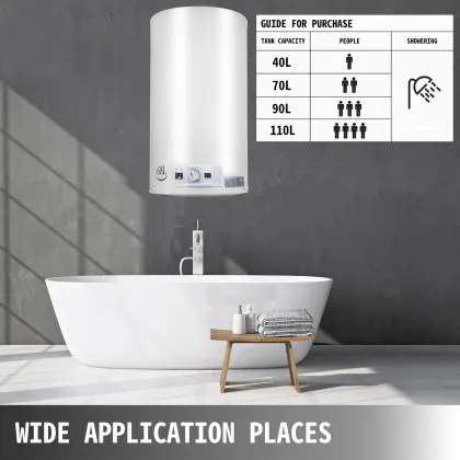 Electric Water Heater Boiler Cylinder Tank Storage