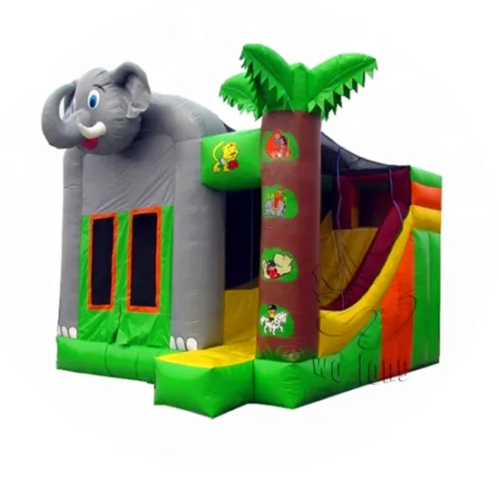 Outdoor playground pvc inflatable air castle for sale