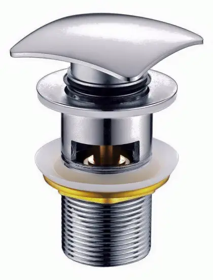 Durable 1 1/4" bathroom push down pop up drainer wash basin waste