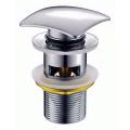 New Arrival vessel patent push button pop up sink stopper with overflow drain plug