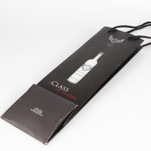 Printed Bottle Paper Wine Gift Carry Bags